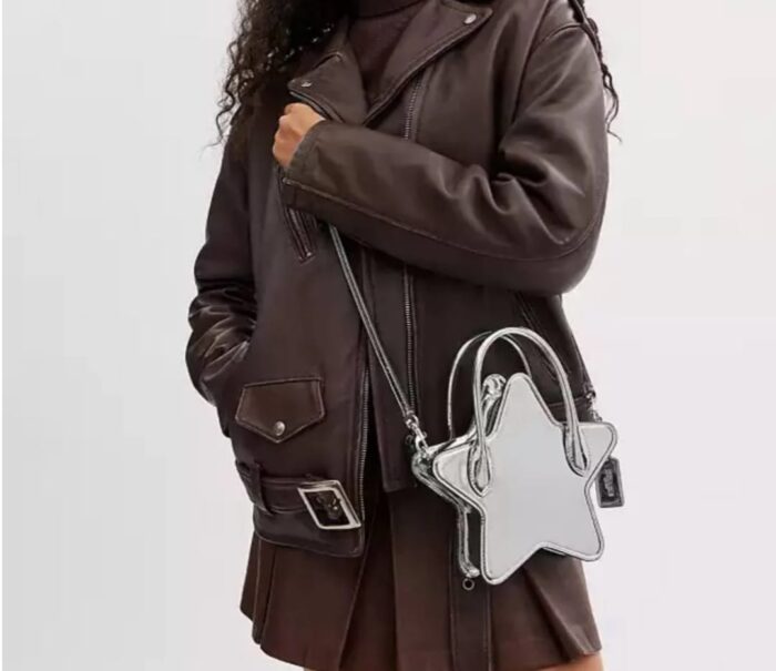 Coach Star Bag in Silver - Image 3
