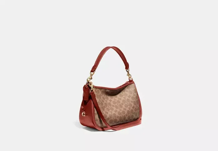Coach Coated Canvas Signature Cary Crossbody Bag Womens - Image 4