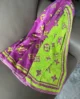 Louis Vuitton Monogram Classic Beach Towel – Blue with Fuchsia Accents - Image 9