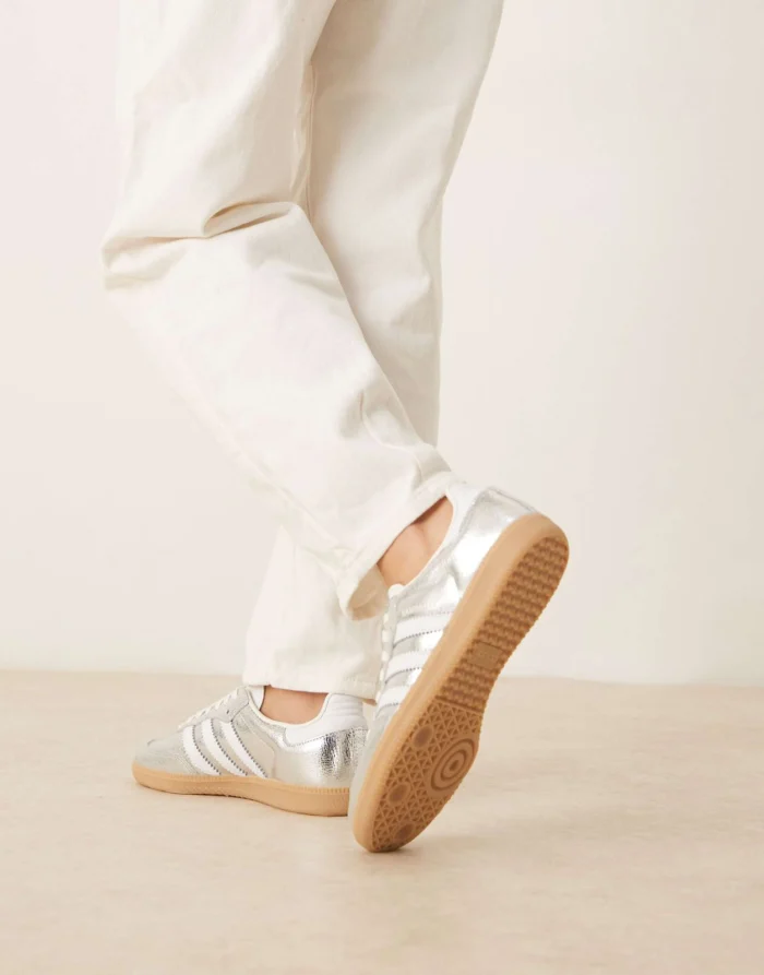 Samba OG "Silver Cracked Leather" sneakers - Image 2