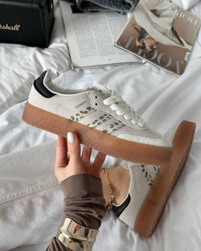 Adidas Sambae "Leopard Off White" - Image 2