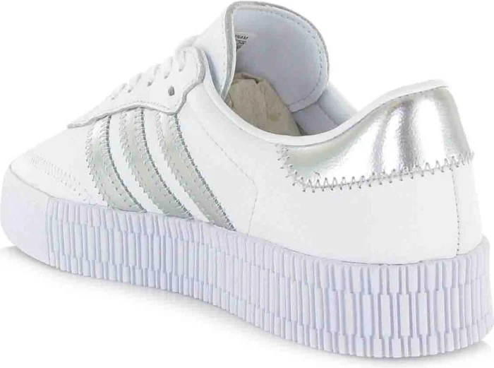adidas (WMNS) Sambarose "White Silver" – Adidas Samba White & Silver Edition - Image 8