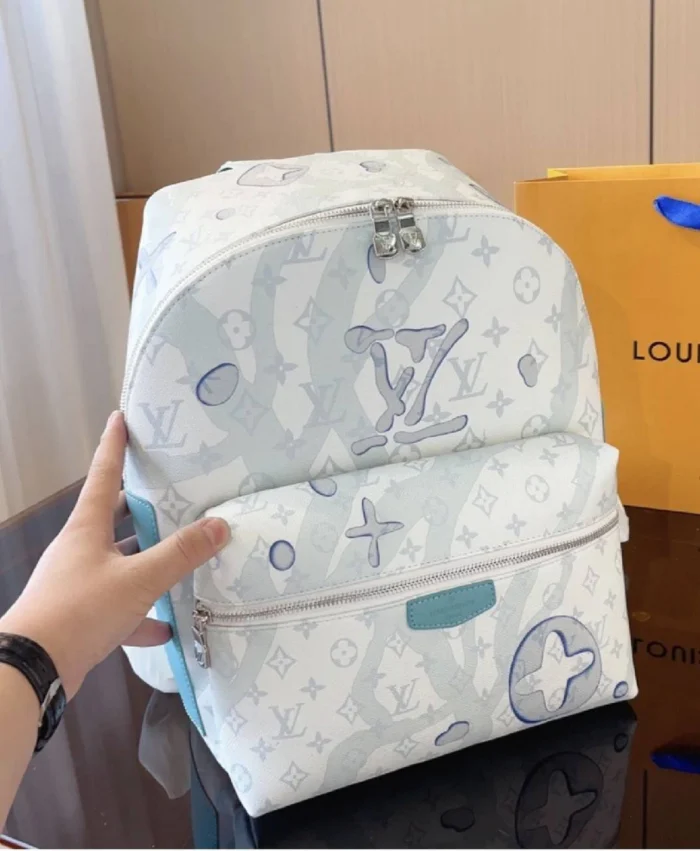 Louis Vuitton Discovery Backpack – Monogram Aqua Garden - Image 2