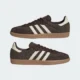 adidas Samba OG Tweed – Dark Brown / Cream White / Gum - Image 5