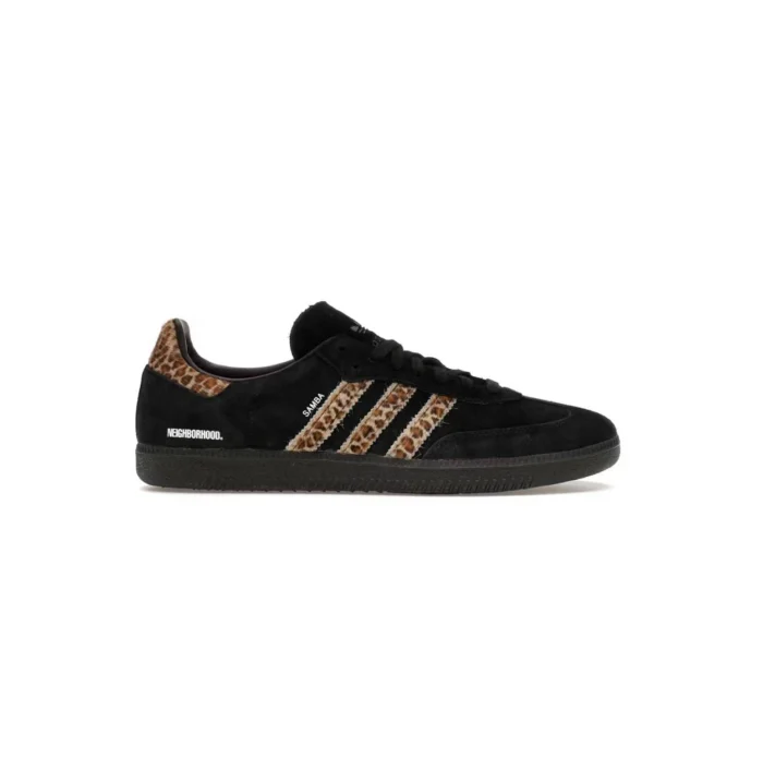 END x Neighborhood x adidas Samba ‘Black Leopard’ - Image 1