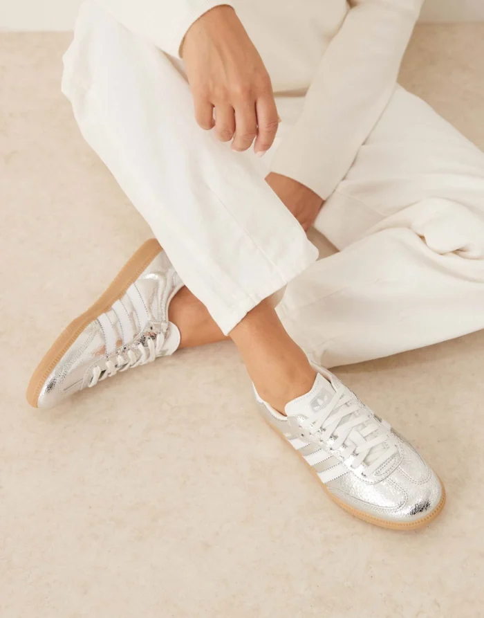 Samba OG "Silver Cracked Leather" sneakers - Image 6