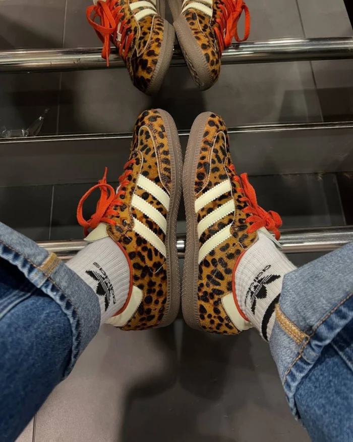 adidas Women’s Samba OG ‘Preloved Red’ – Cheetah Pack - Image 4