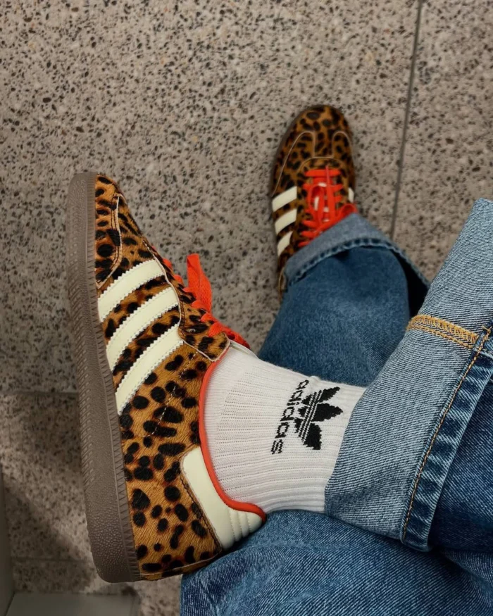 adidas Women’s Samba OG ‘Preloved Red’ – Cheetah Pack - Image 5