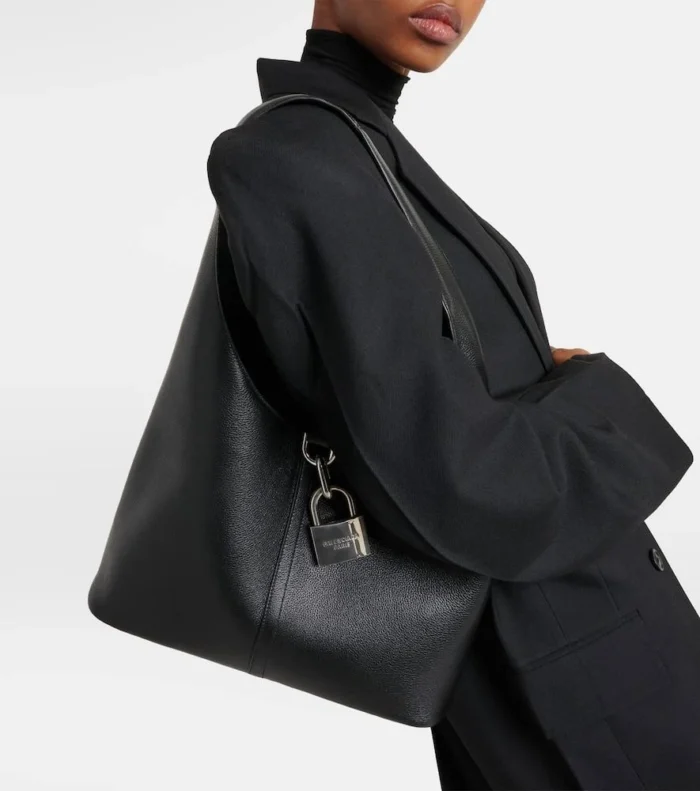 Balenciaga BB Soft Flap Leather Shoulder Bag+1 - Image 3